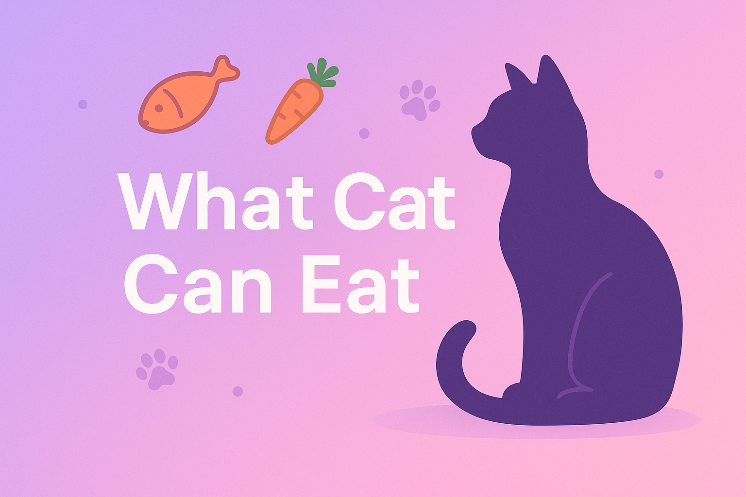 What Cat Can Eat Banner